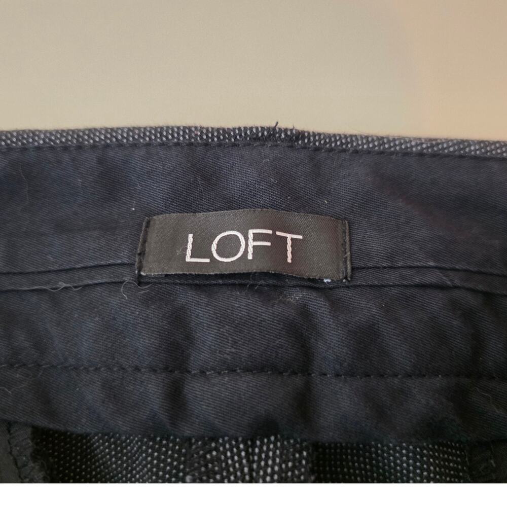 Ann Taylor Loft dark grey trouser pants - 14 - career office - Picture 6 of 7